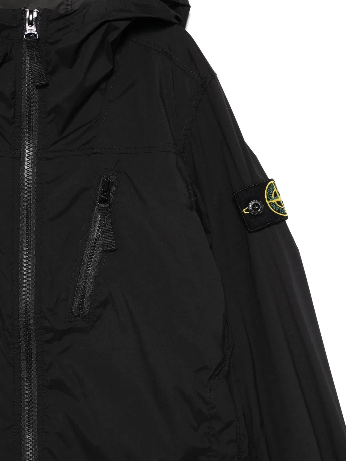 Stone Island Куртка для мальчиков из черного материала — фото 2