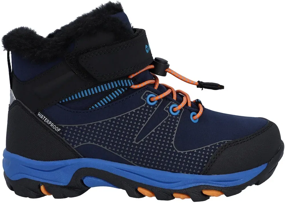 Ботинки детские водонепроницаемые утепленные Jackdaw Waterproof Jr Insulated Hi-Tec, синий — фото 2