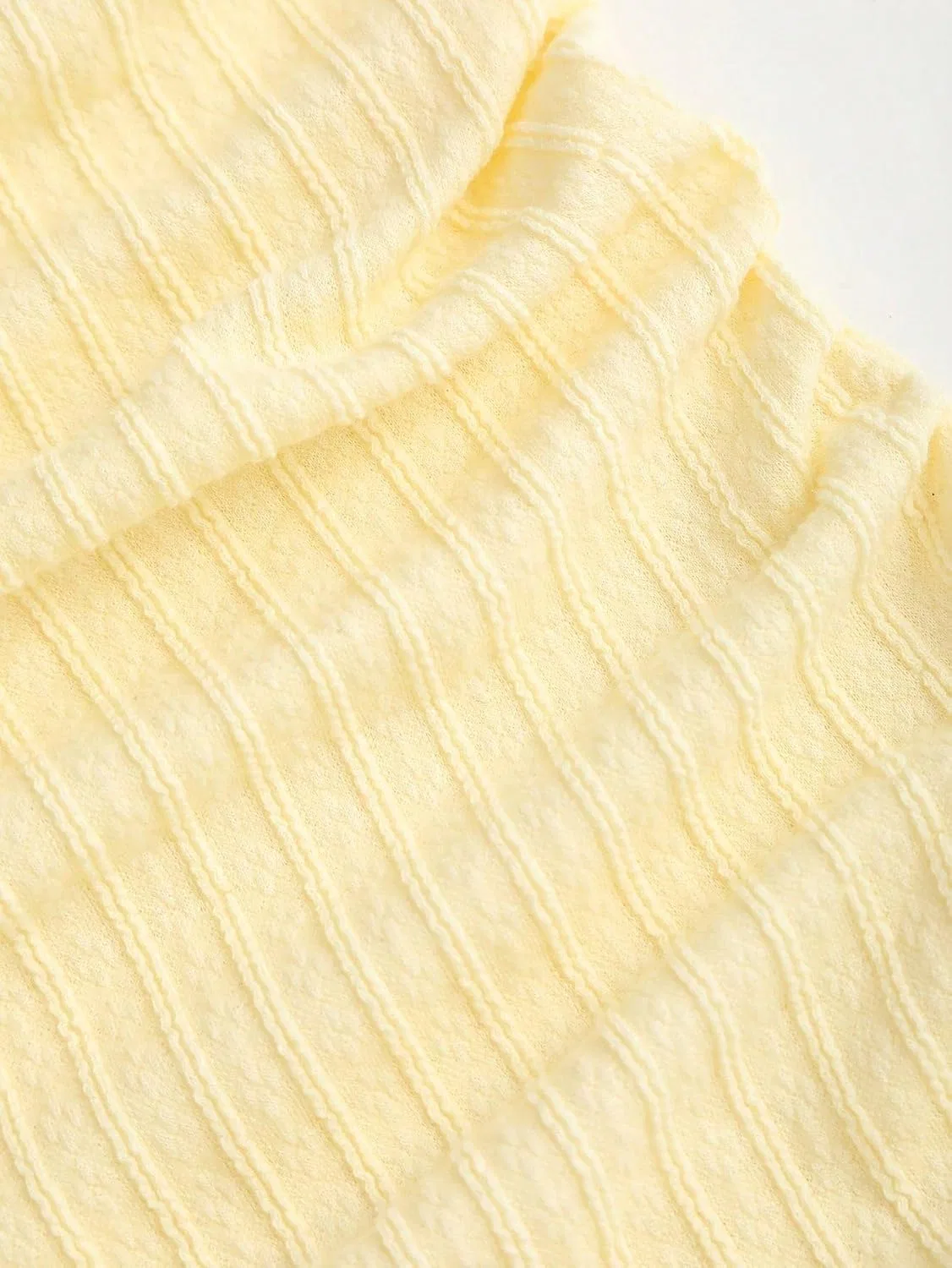 Женское миди платье с разрезом Ruched High Slit, Yellow — фото 4