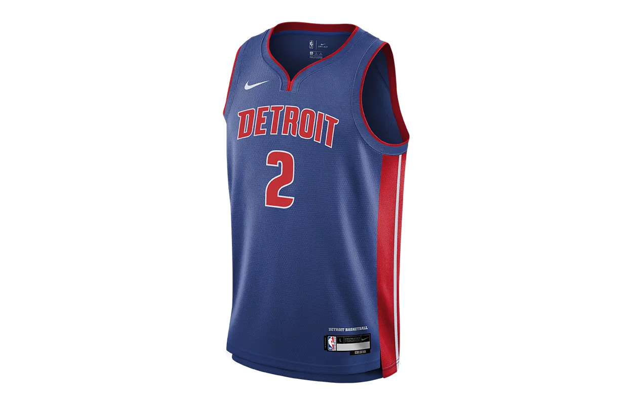 Майка баскетбольная Nike NBA Piston Home синяя