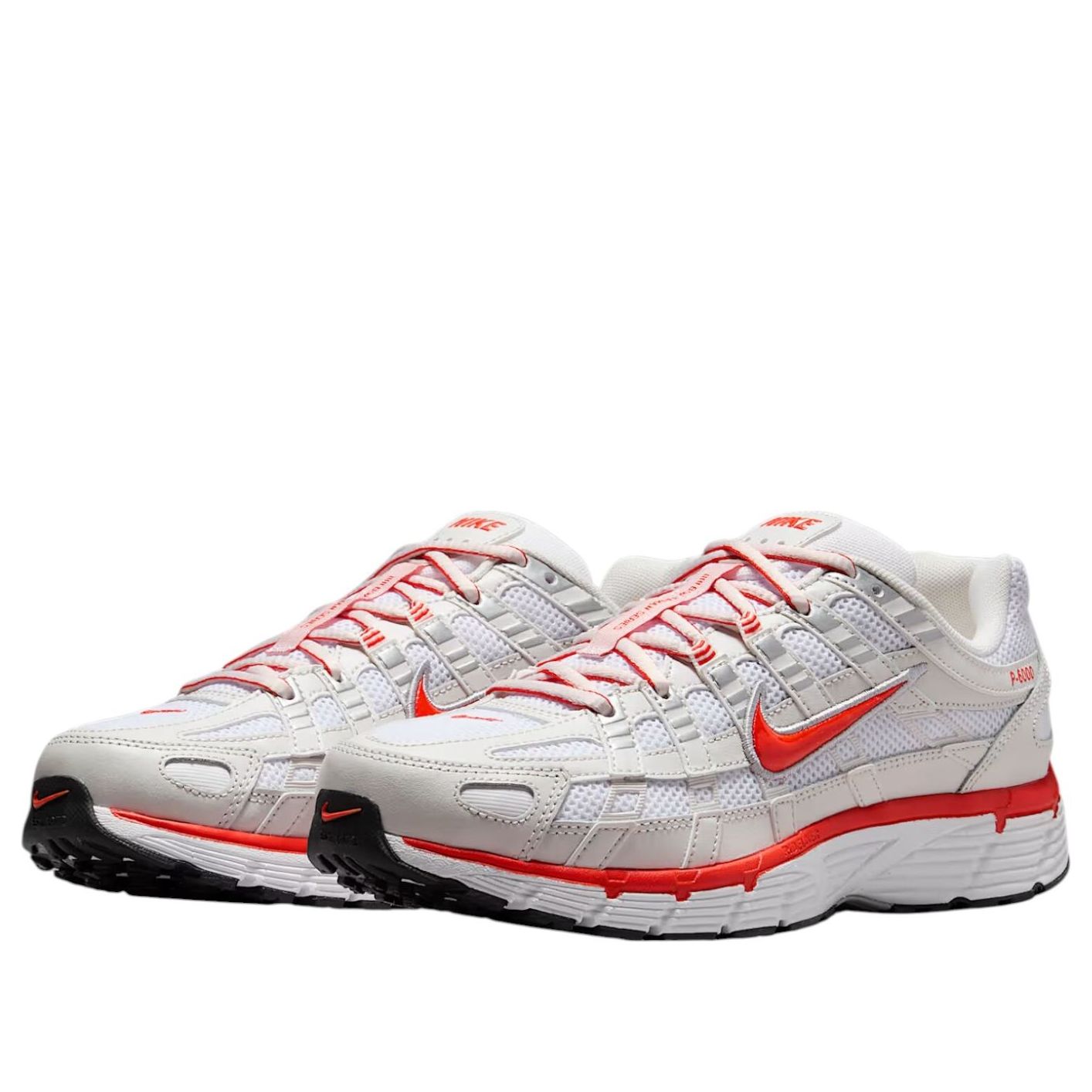 Кроссовки (WMNS) Nike P-6000 'White Platinum Tint Picante Red' — фото 3