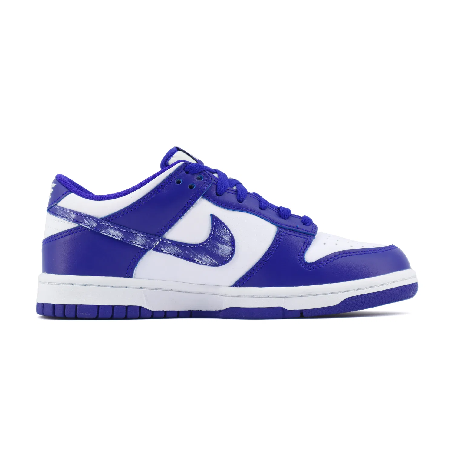 Кроссовки Dunk Low в минималистичном стиле, освежающие, удобные, универсальные, повседневные для студентов, с рисунком, кожаные, для пары Nike, Blue White — фото 4