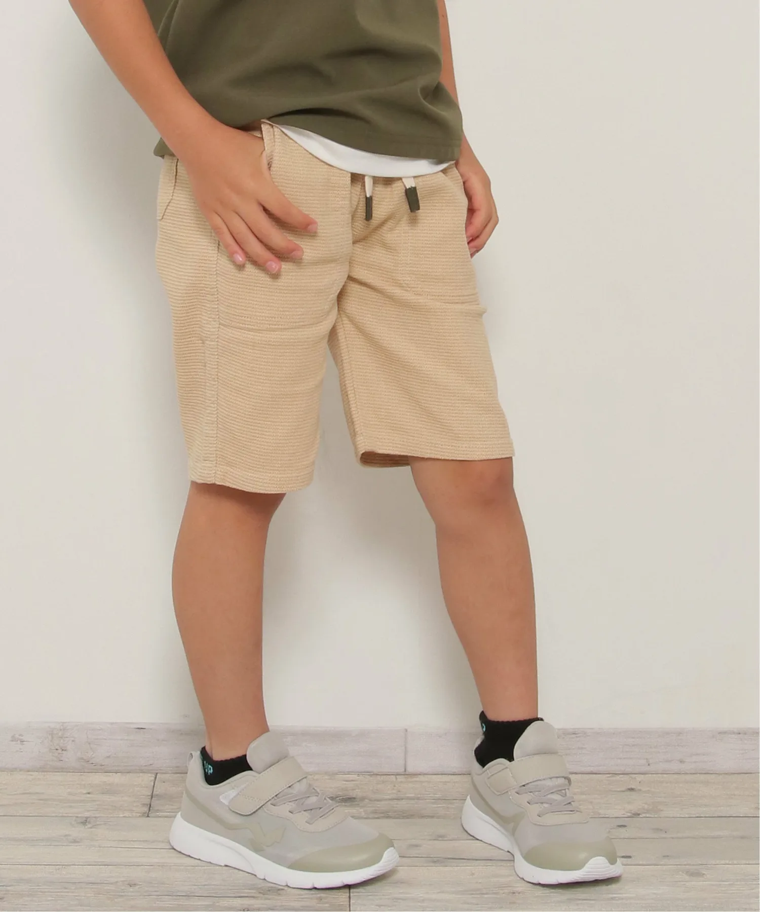 Эластичные панамские шорты (120-160 см) Ikka, beige