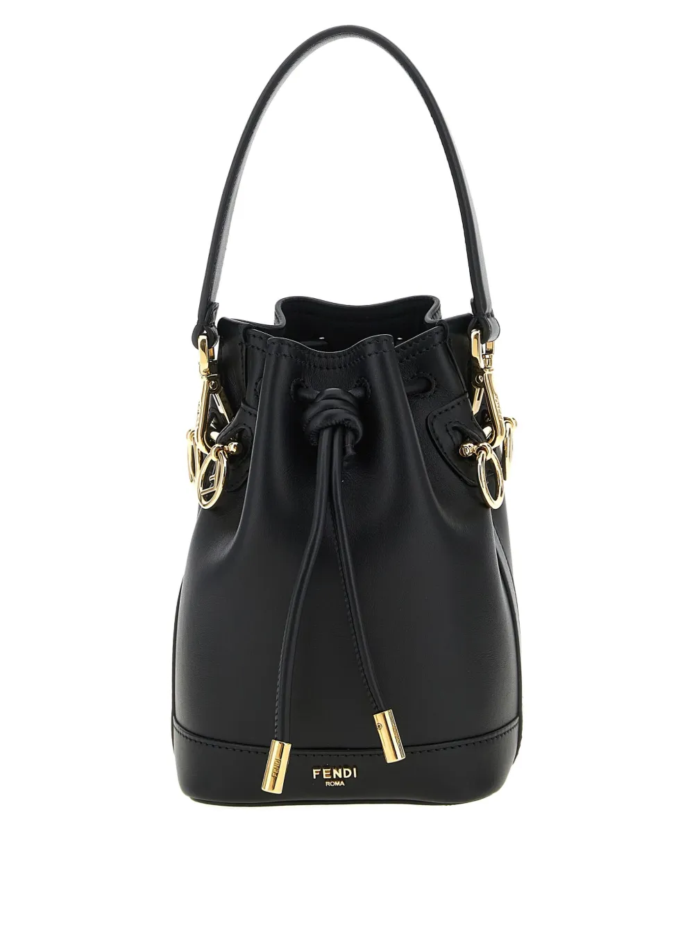 

Мини-сумка-ведро Mon Tresor FENDI, черный