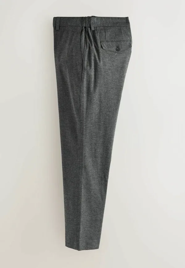 Классические брюки с элегантной текстурой Next, Charcoal Grey — фото 2