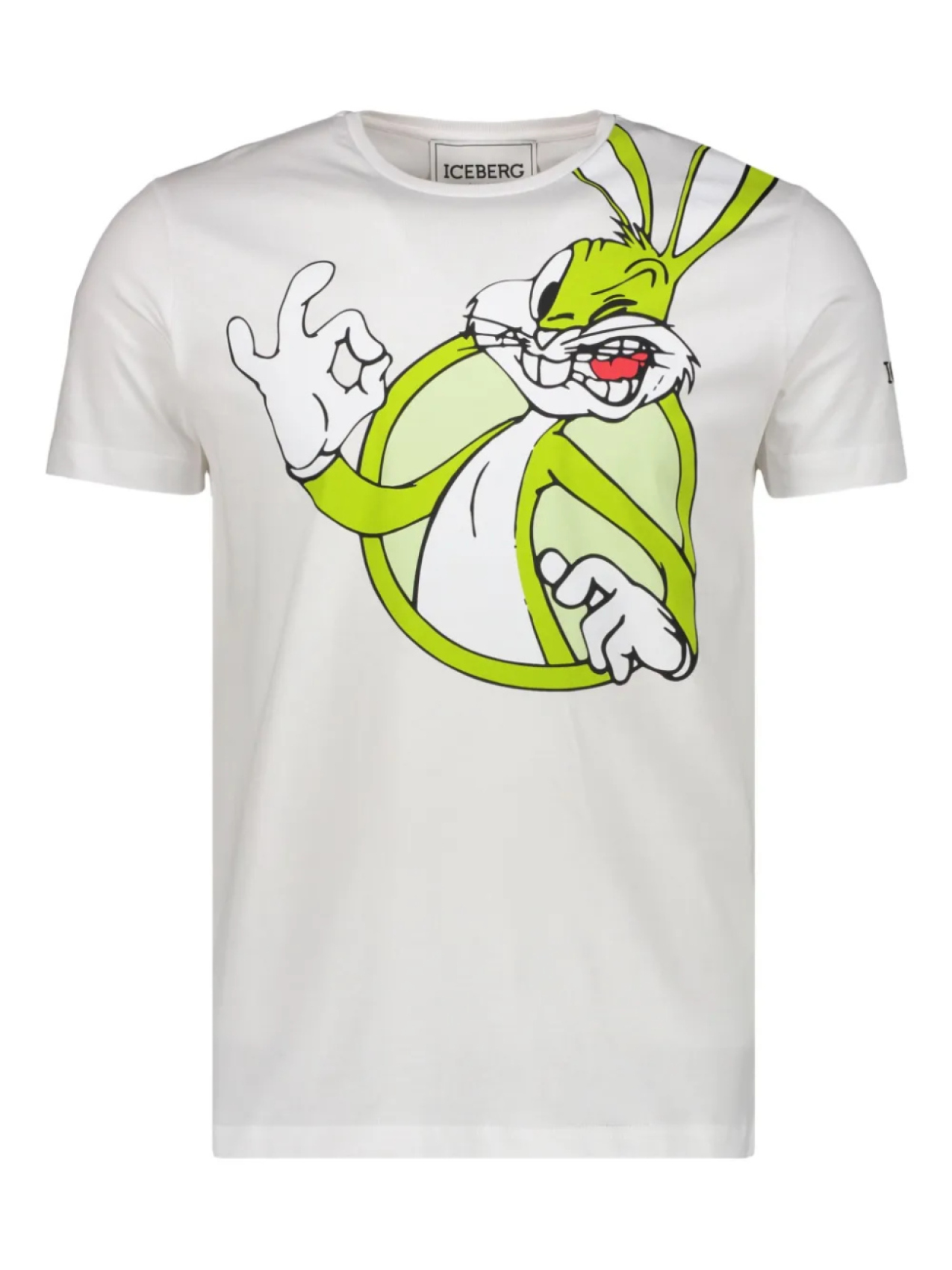 

Футболка из хлопка с принтом Iceberg, белый