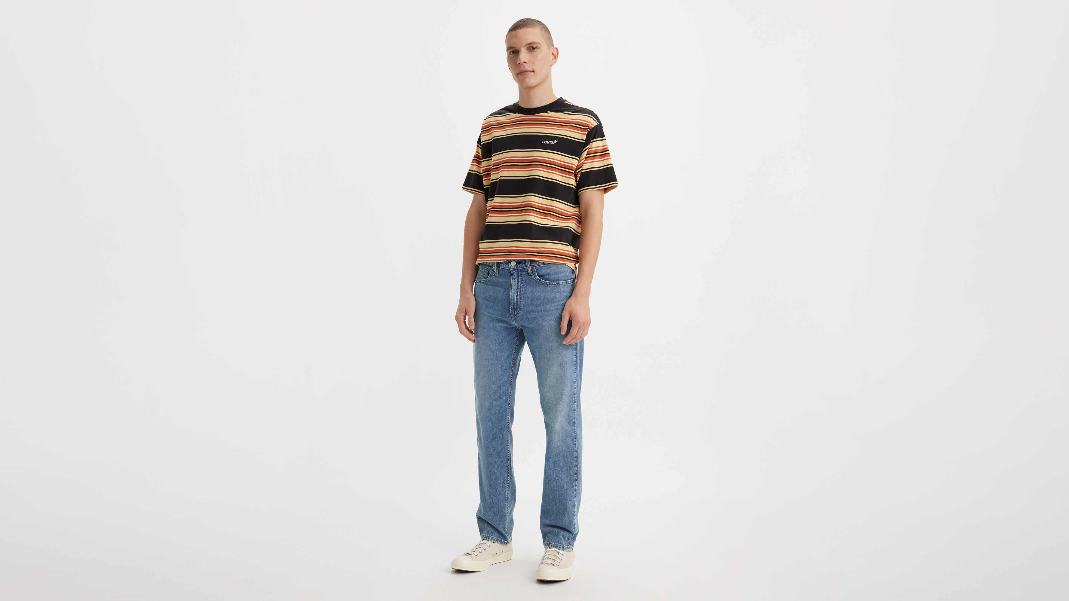

505 Мужские джинсы обычного кроя Levi's, цвет Hats Off - Medium Wash - Stretch