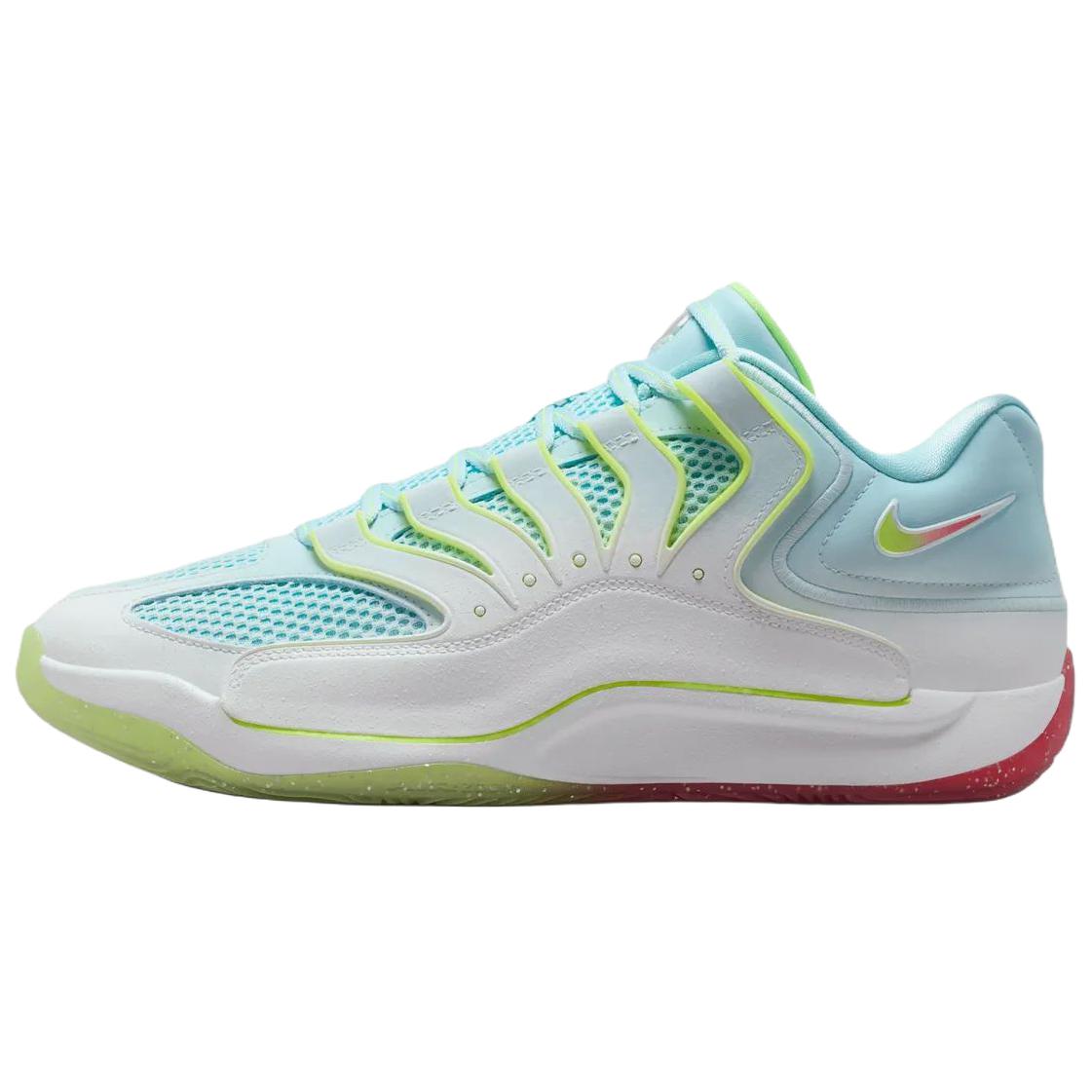 

Nike KD 18 Дышащие баскетбольные кроссовки Unisex Белый Синий
