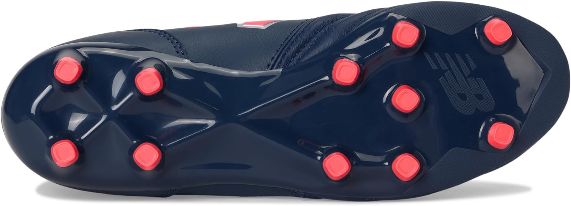 Кроссовки New Balance 442 Team FG V2 Soccer Cleats, цвет NB Navy/Silver/Energy Red — фото 3