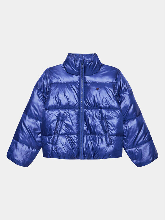

Пуховик стандартного кроя Tommy Hilfiger, синий