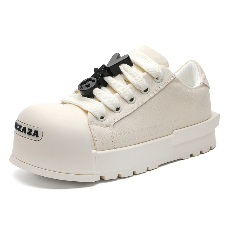 

MUPPLE Высокие низкие кеды унисекс бежевые, цвет Beige