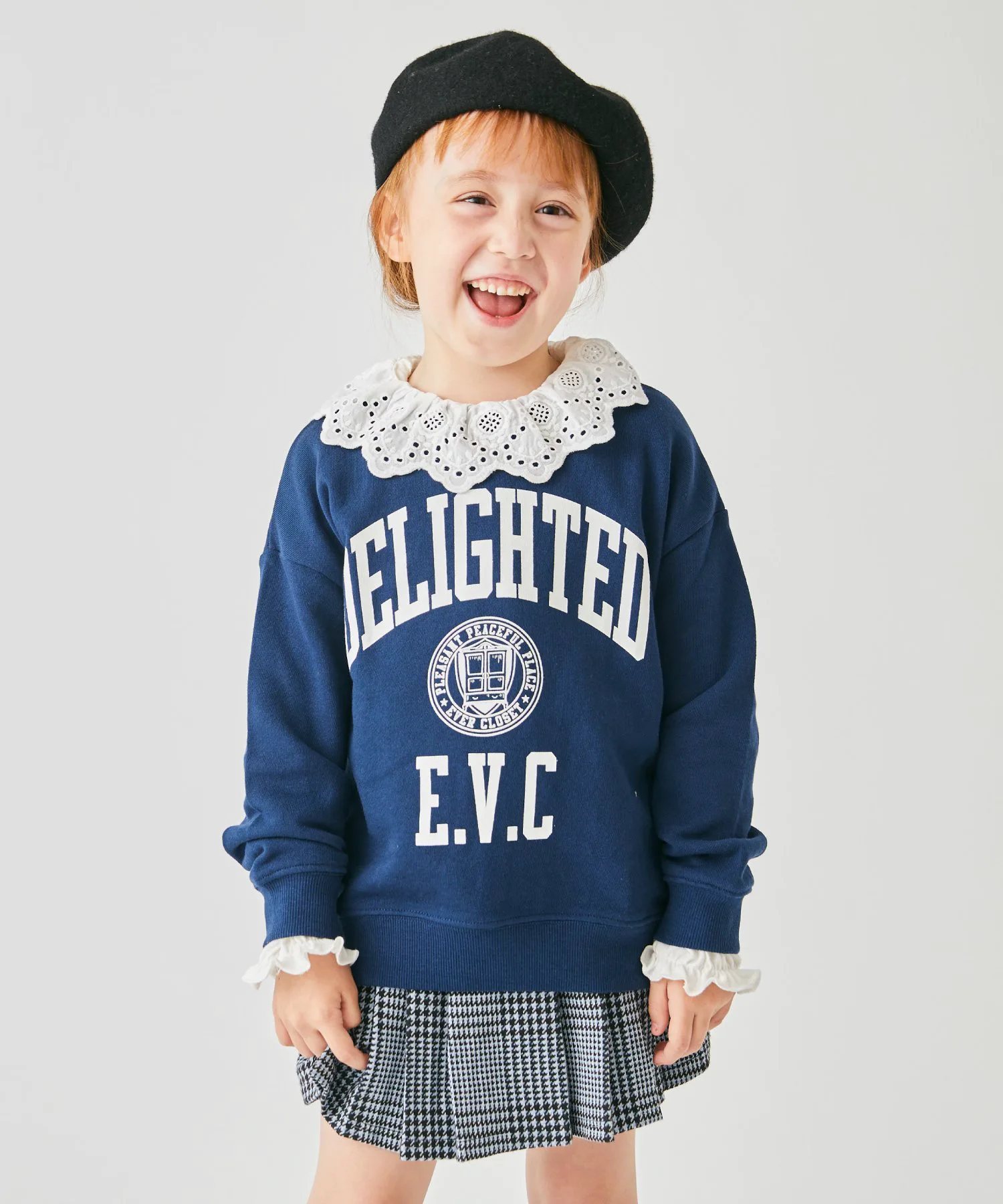 Толстовка с принтом Ever Closet, Navy (logo)