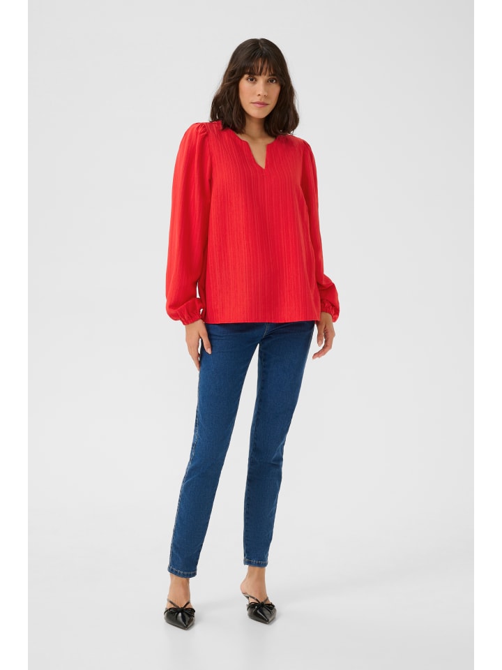 

Kaffe Блузка с длинными рукавами KApaulina, стандартный крой, цвет огненно-красный CC