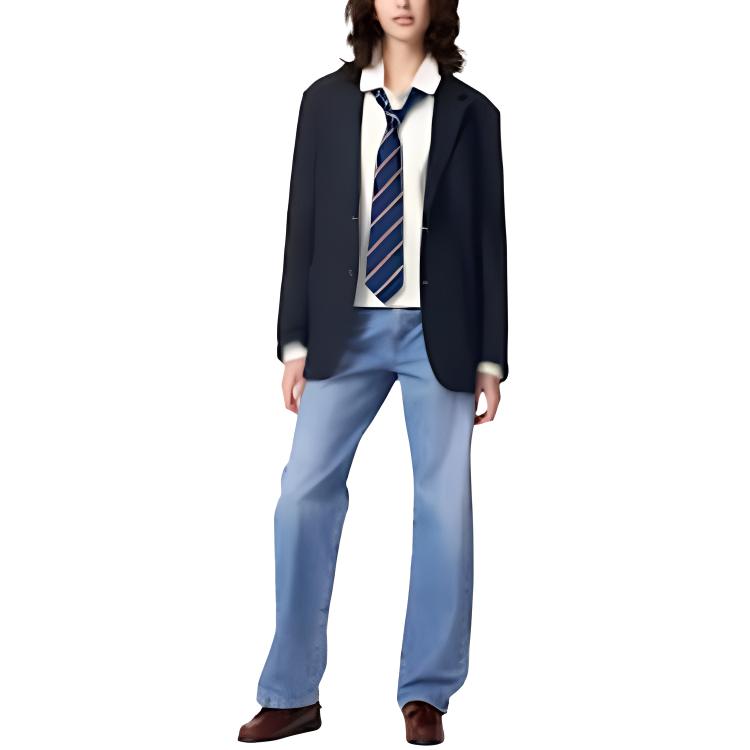 

UNIQLO Джинсы JW Anderson SS24 женские blue