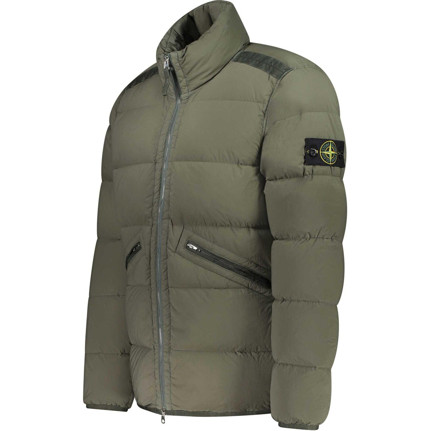 Куртка мужская зеленая Stone Island, зеленый — фото 3