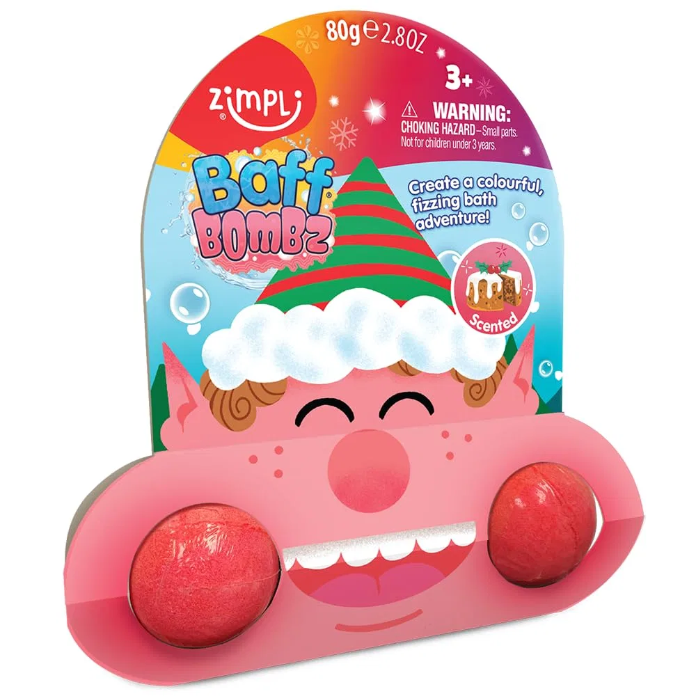 Набор бомбочек для ванны «Christmas Elf Baff Bombz» от Zimpli Kids Zimpli