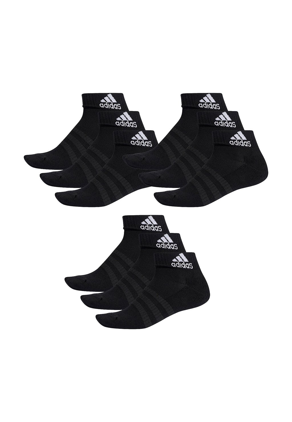 

Спортивные носки 9 PACK ANKLE QUARTER UNISEX KURZ Adidas Performance, черный