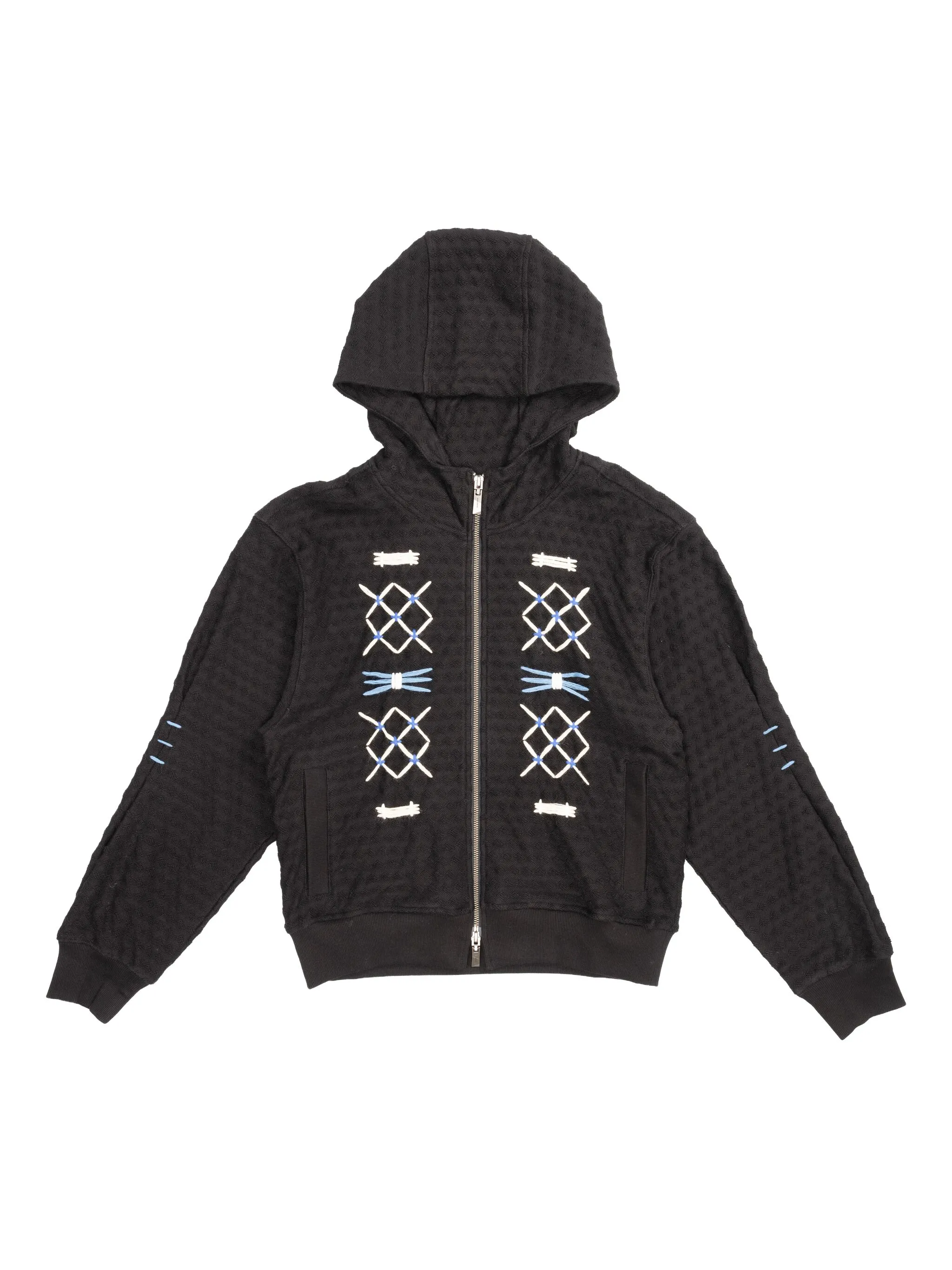 

Стеганое худи Ader Error, черный