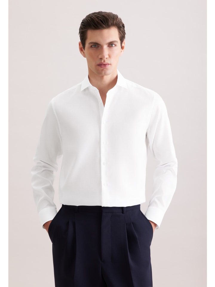 

Seidensticker Деловая рубашка, стандартный размер, белого цвета