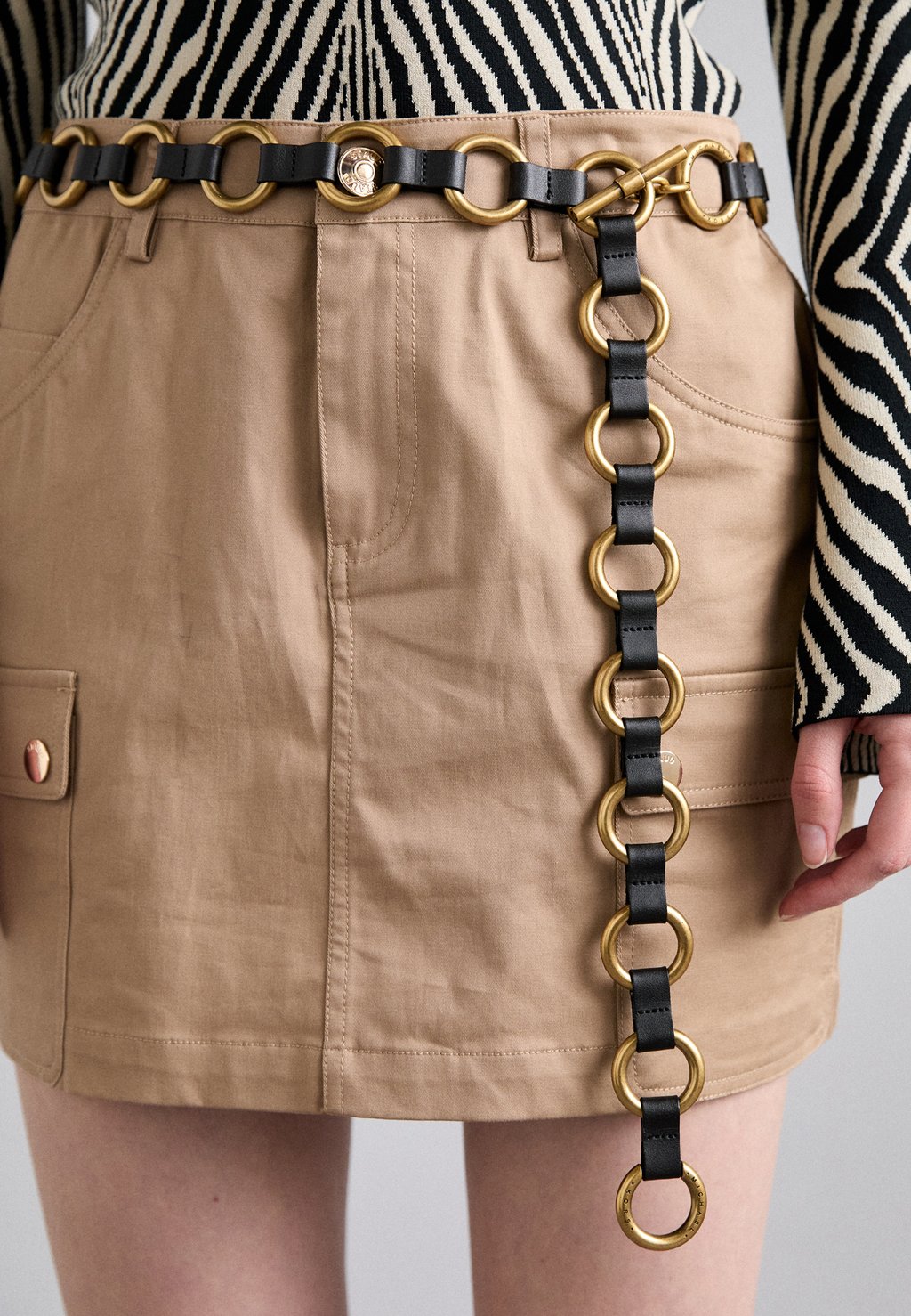 

Ремень MULTI RING BELT MICHAEL Michael Kors, черный