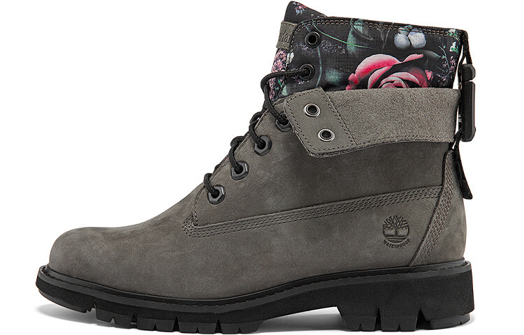 

Ботинки Timberland Lucia Way 6 Inch Waterproof Roll Top Boots 'Grey And Floral' Women's