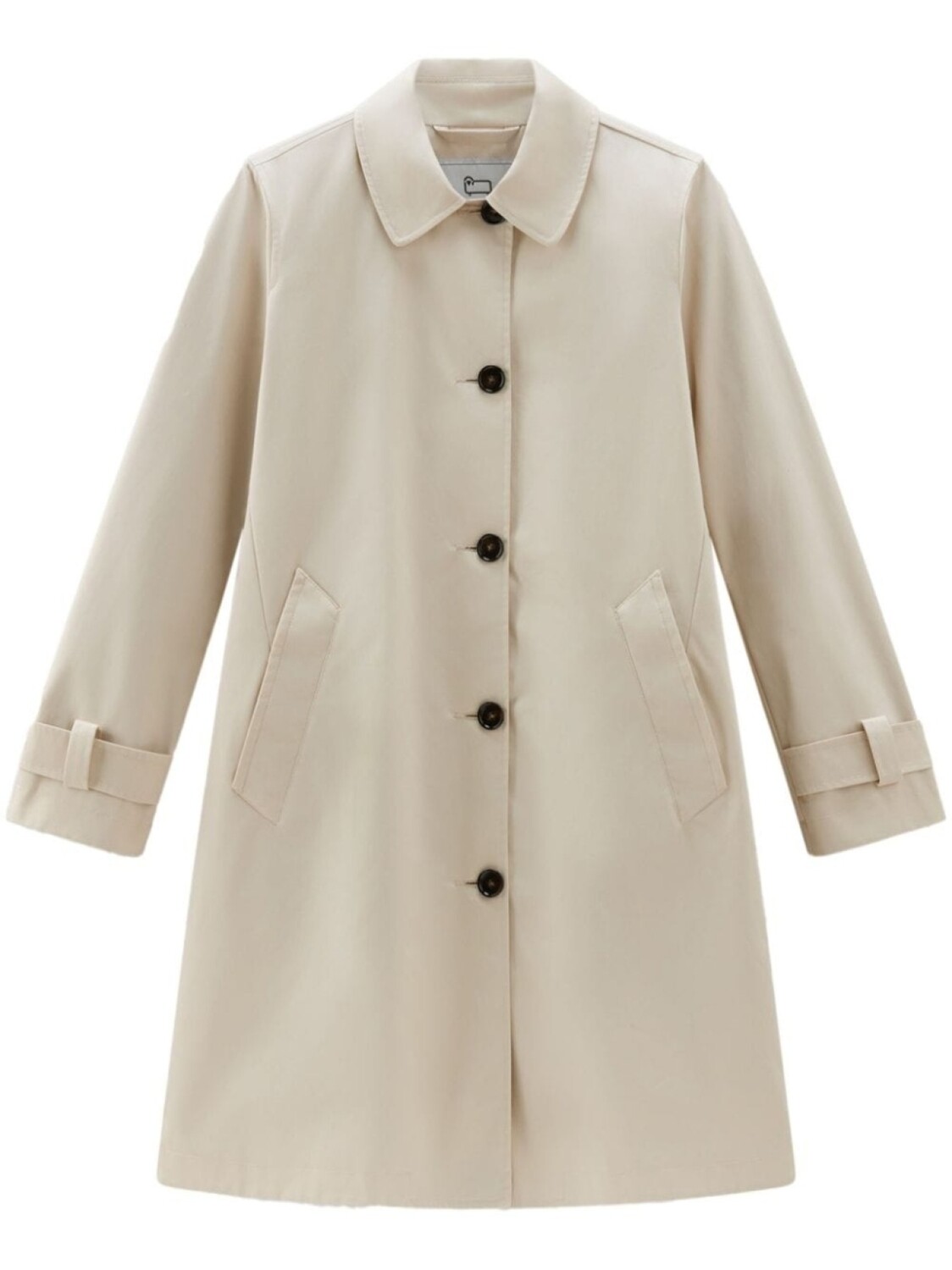 

Woolrich однобортное пальто, нейтральный цвет