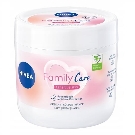 

Легкий увлажняющий крем для лица, тела и рук 450мл Nivea, Family Care