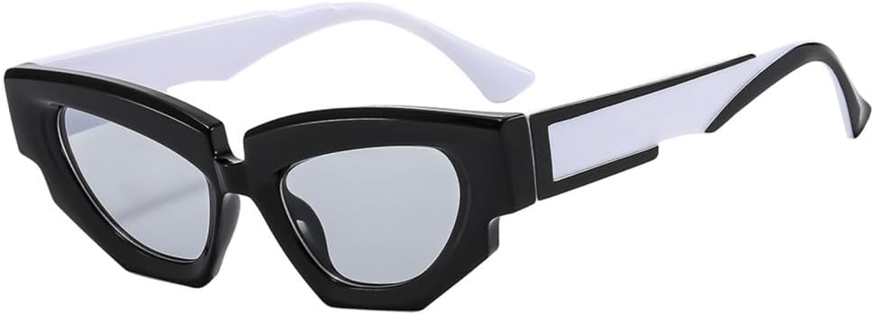 

Женские солнцезащитные очки с двухцветным леопардовым принтом, многоугольные, «кошачий глаз», ретро-градиентные, мужские солнцезащитные очки с защитой от УФ-излучения UV400 VFDHN, 5