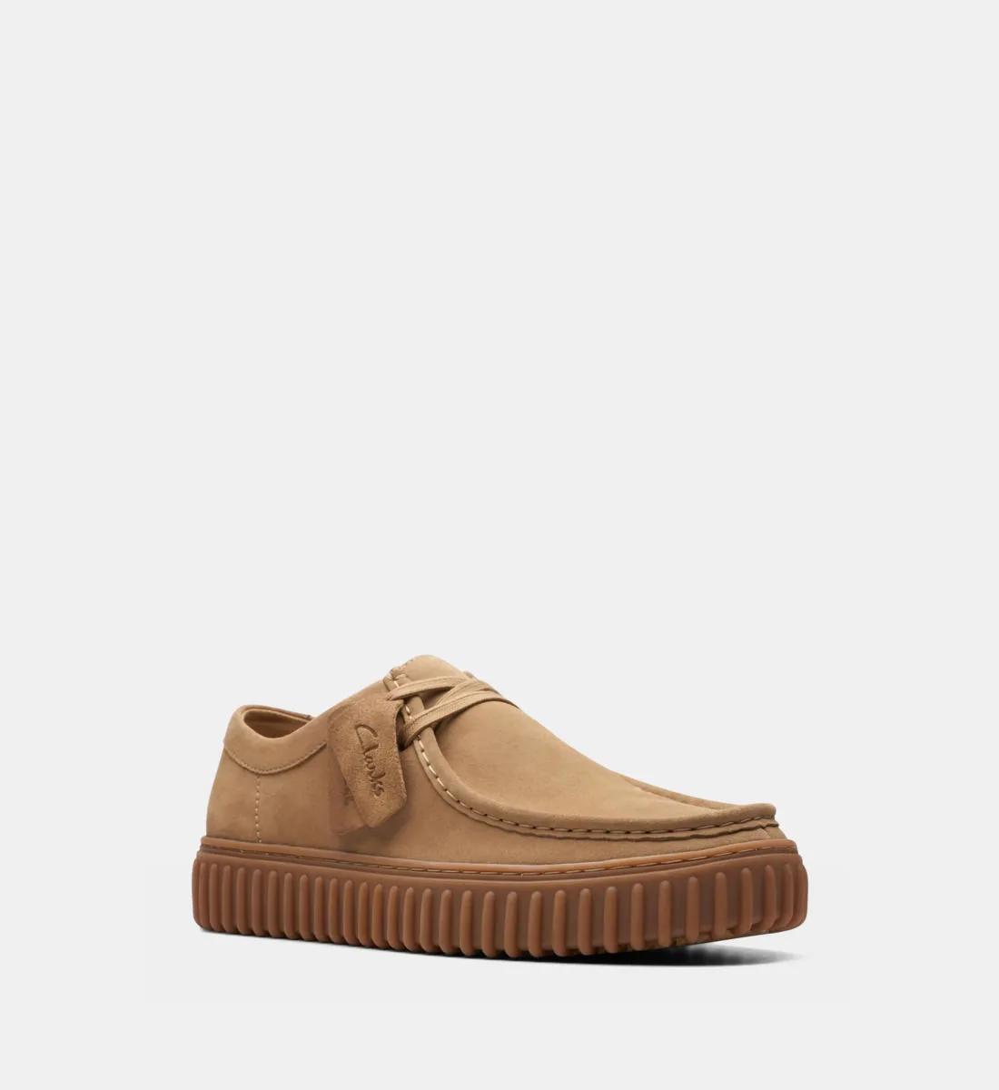 Дерби Torhill из замшевой кожи Clarks, бежевый — фото 2