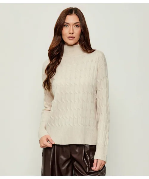 

Шерстяная водолазка-самолет Regular fit Marella Sport, бежевый