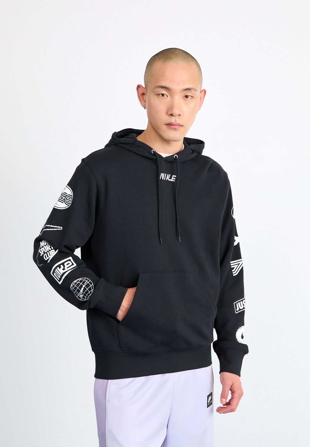 

Толстовка с капюшоном CLUB HOODIE CYCLE - Sweatshirt Nike Sportswear, черный