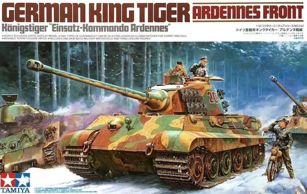 

Tamiya 35252 Королевский Тигр (Арденнский фронт) 1/35 Inna marka