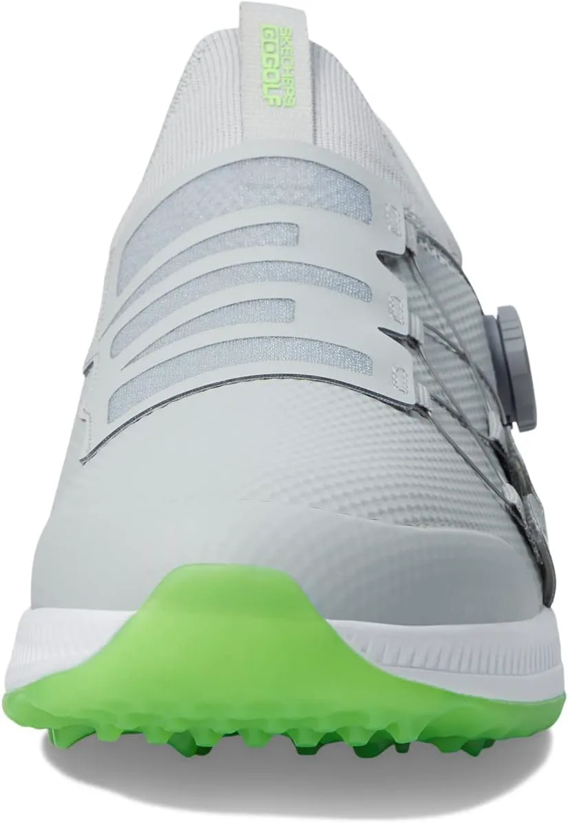 Мужские гольф-туфли Skechers Go Golf Elite 5 Arch Fit водонепроницаемые с удобной посадкой, серый — фото 2