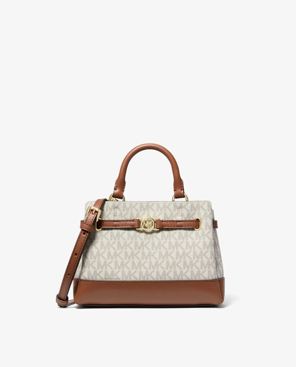

Сумка-трансформер с логотипами через плечо Michael Michael Kors, пастельно-розовый