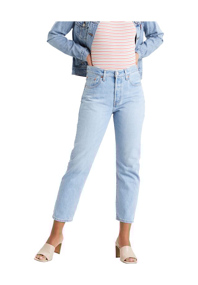 

501 укороченные джинсы Levi'S, синий