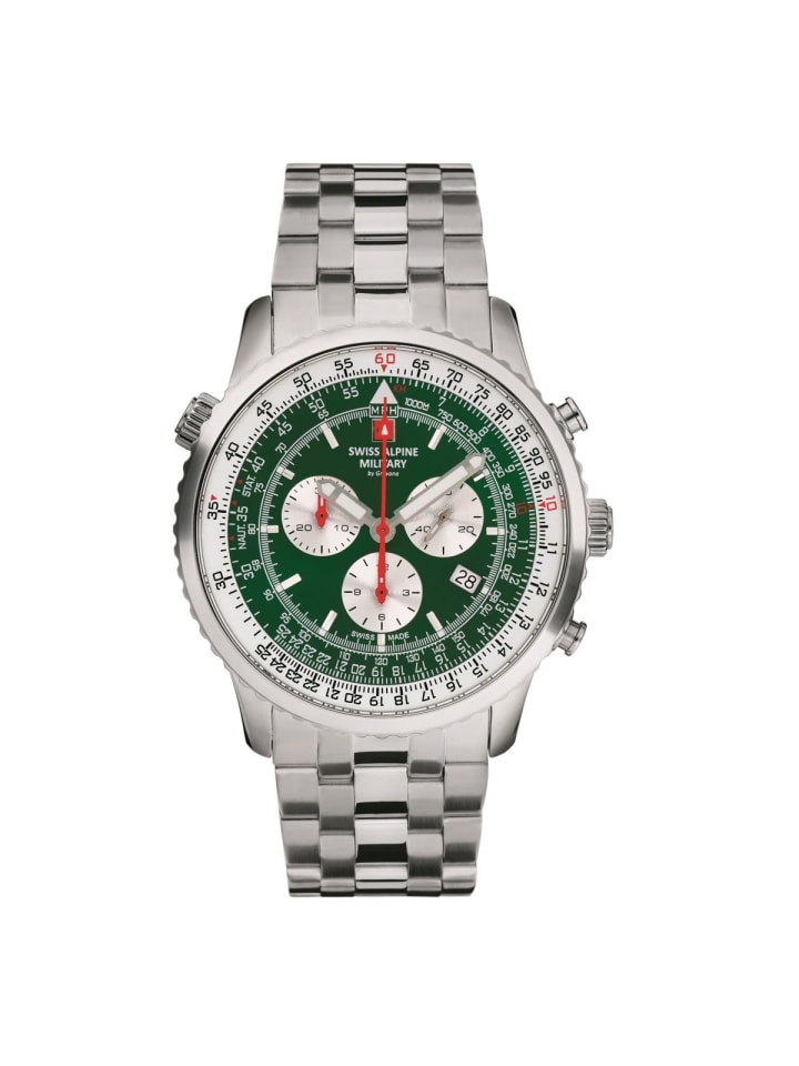 

Swiss Military Кварцевые часы 7078.9134SAM серебристого цвета