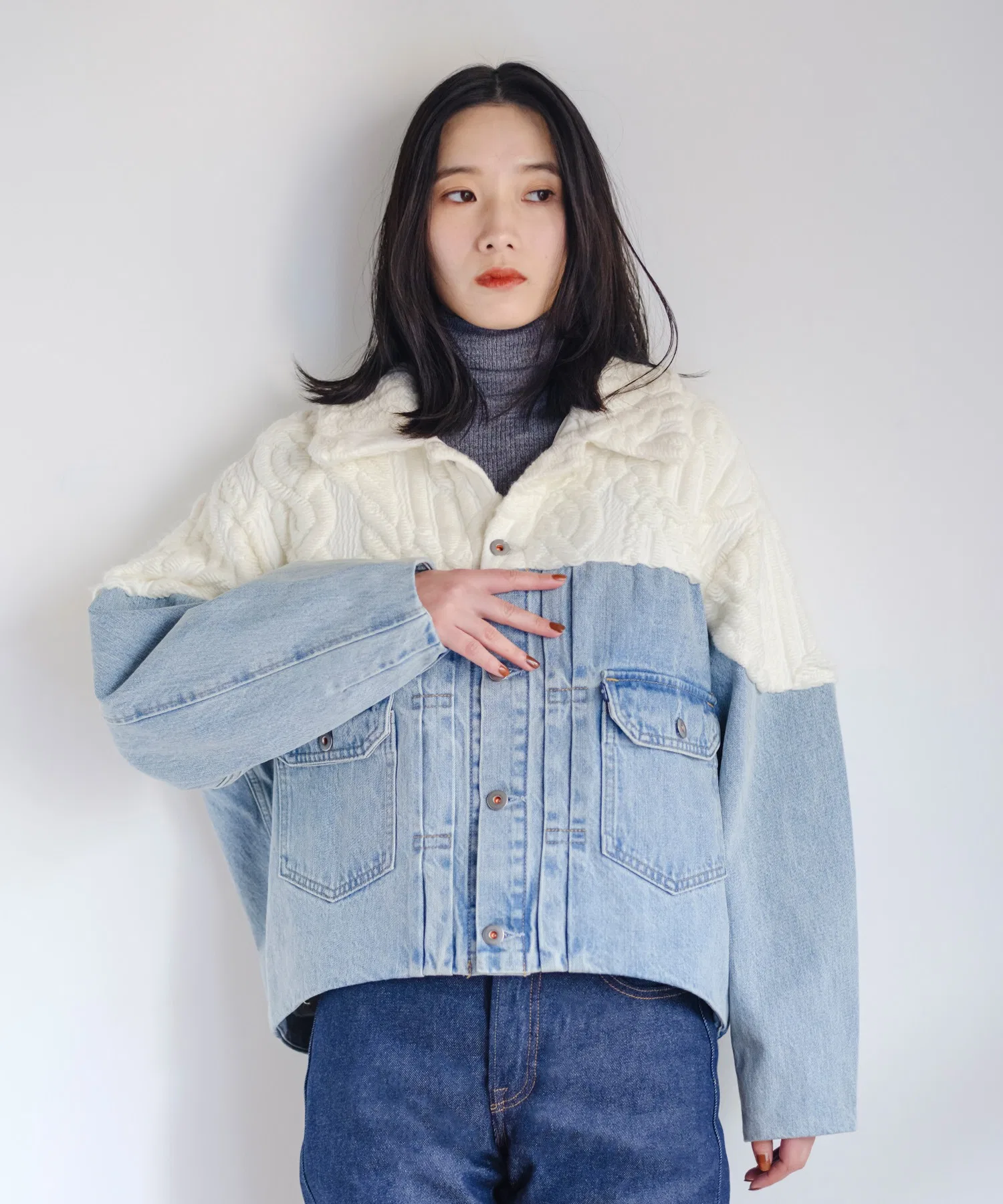 Джинсовая куртка Levi's BLUETAB™ ARAN Trucker Jacket - СДЕЛАНО В ЯПОНИИ