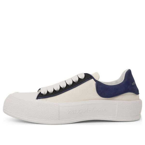 

Кроссовки deck plimsoll sneakers 'beige black' Alexander Mcqueen, бежевый