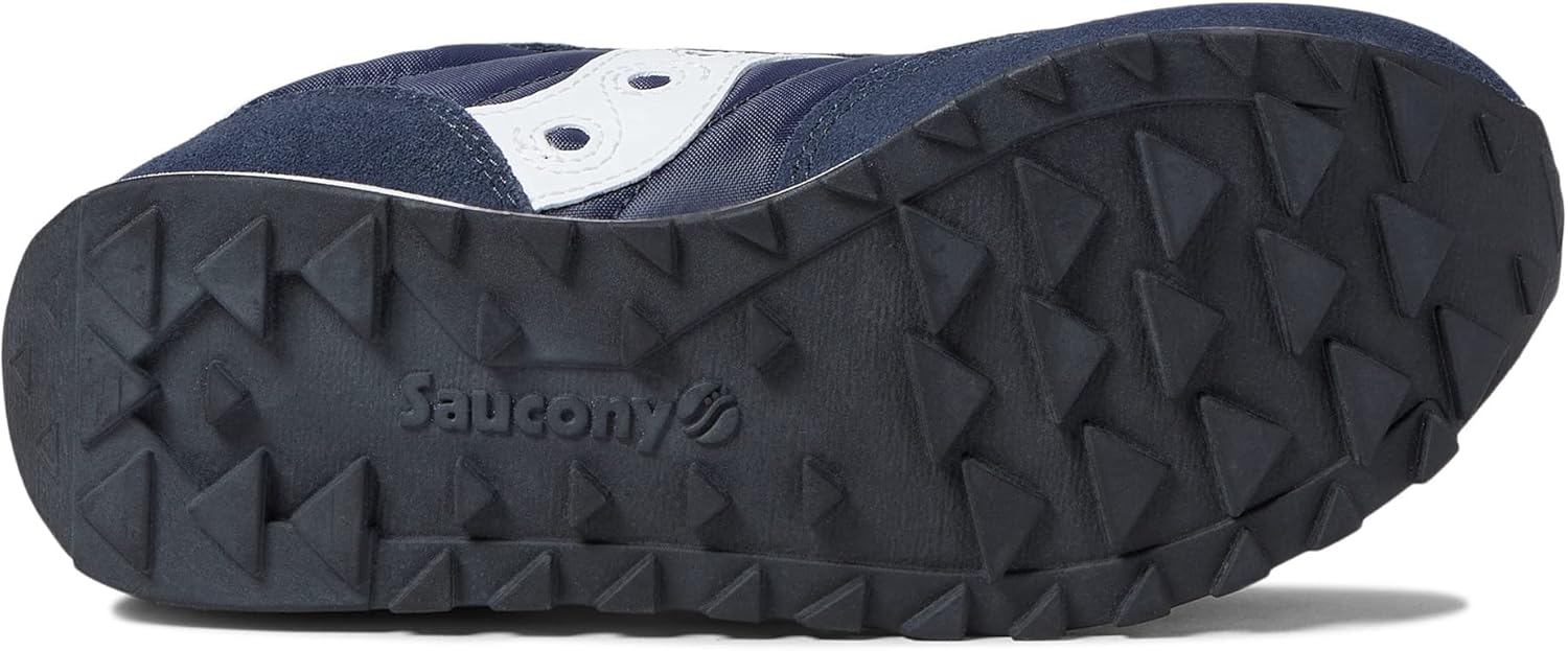 Детские кроссовки Saucony Jazz Double Hook Loop для унисекса, белый/синий/темно-синий — фото 4