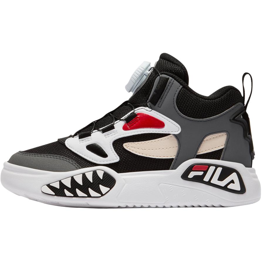 Детские баскетбольные кроссовки Classic Culture для дошкольников Fila Kids, черный/fila белый (random color socks*1) — фото 3