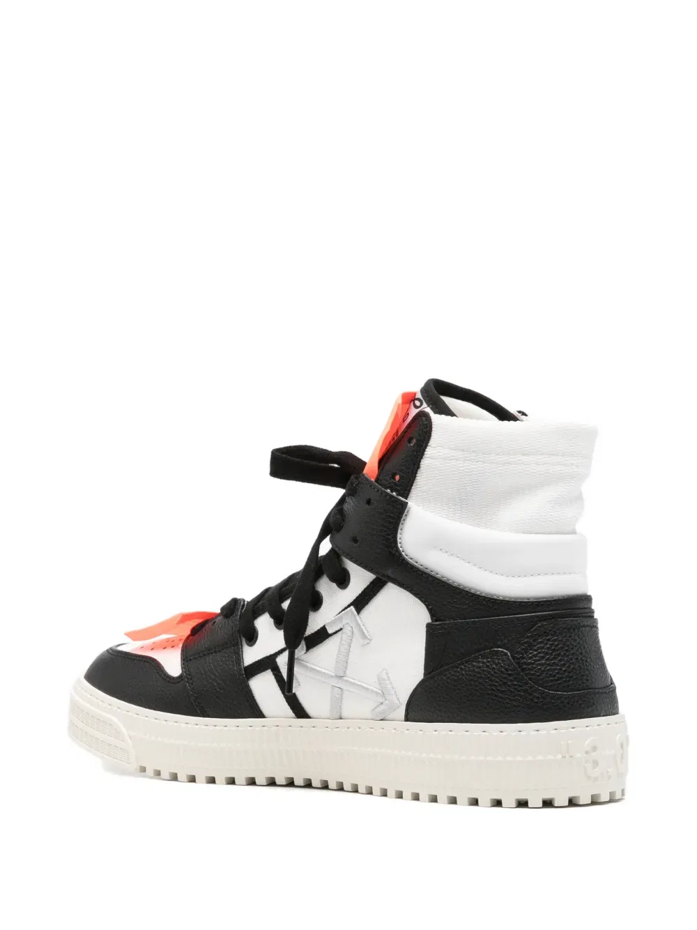 Высокие кроссовки на шнуровке Off-White, черный — фото 3