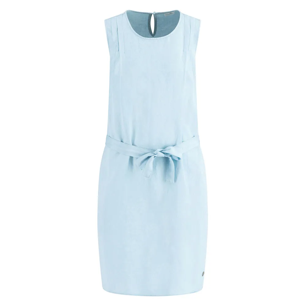 

Платье без рукавов из льняной ткани с плиссировкой от Fynch Hatton, синий