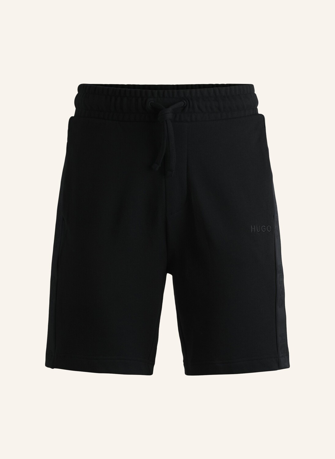 

Брюки Loungewear в тон, шорты с логотипом Hugo, черный