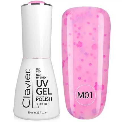 

Роскошный лак для ногтей Hybrid Uv Gel Hybrid 001 - 10 мл Clavier