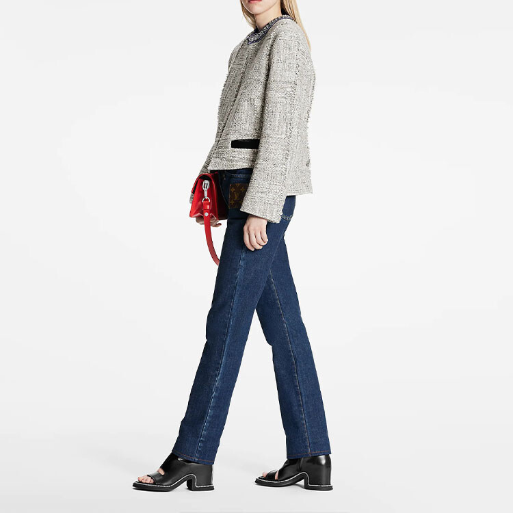 Новые квартальные продукты LV Jacket Women's White Louis Vuitton — фото 3