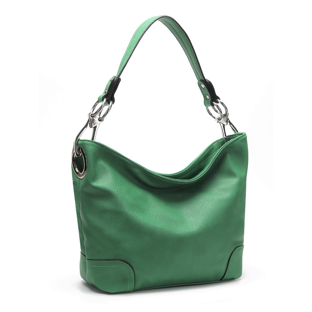 

Сумка Emily Hobo от Mia K для женщин из веганской кожи с несколькими отделениями MKF, зеленый