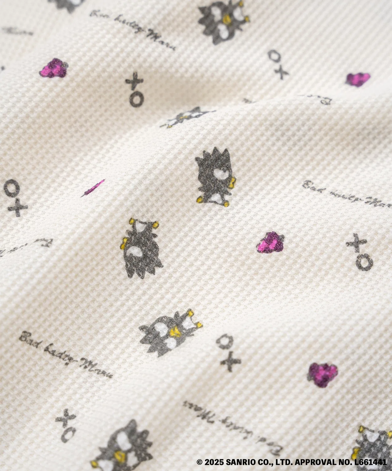 Детский комплект пижамы Fruit of the Loom с Sanrio, длинный рукав, красный — фото 2