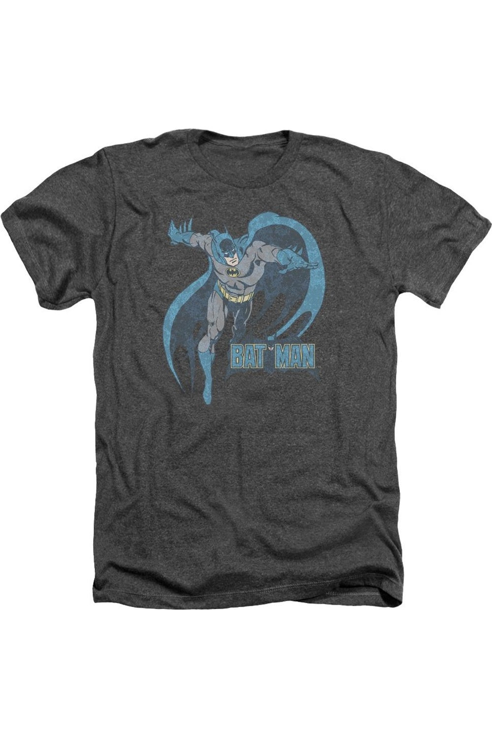 

DC Comics Ненасыщенный Batman Взрослый Heather Tee / Футболка Gildan, цвет charcoal