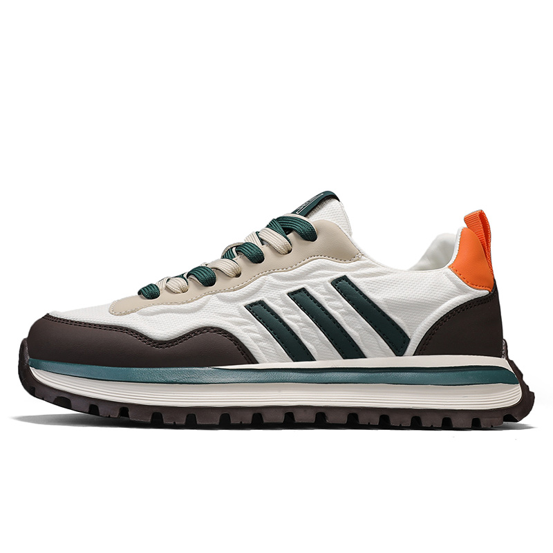 

Boogie Bear Дышащие низкие скейтерские кроссовки для увеличения роста мужские бежево-зеленые, цвет Beige Green