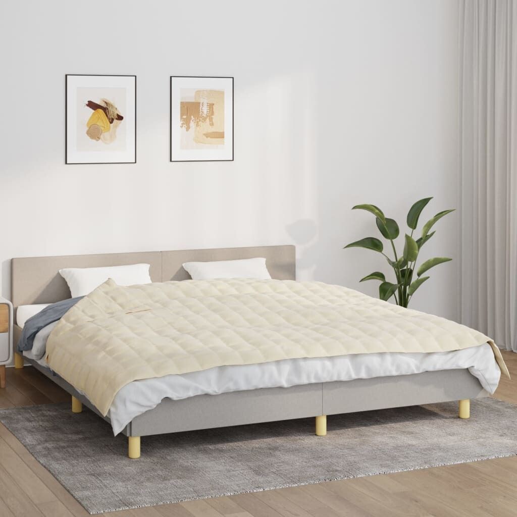 

Одеяло утяжеленное The Living Store светло-кремовое 155х220 см, ткань 7 кг., бежевый